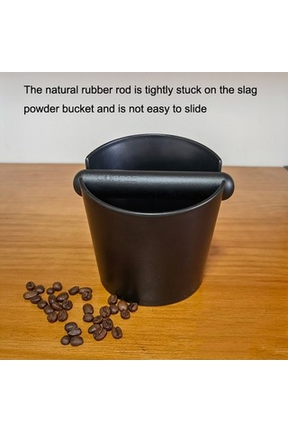 Dancemonkey Atık Telve Kutusu Kahve Öğütme Telvesi Kova Siyah , Kullanışlı Tasarım Siyah