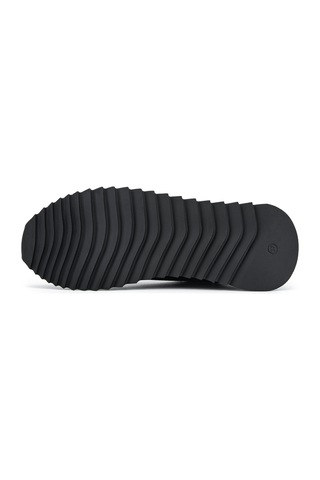 Tamer Tanca Kadın Hakiki Deri Siyah Sneakers & Spor Ayakkabı 1201 4004 Bn Ayk Y26 Syh Fltr/syh Suet