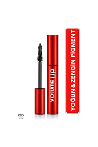 Flormar Volume Up Mascara Yoğun Hacim Ve Lifting Etkili Kat Kat Uygulanabilir Maskara 8682536100724 000 Black
