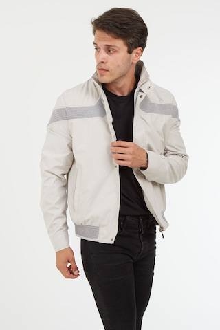 Sposo 1090 Su Itici Kumaş Regular Kalıp Taş Rengi Erkek Mont Taş