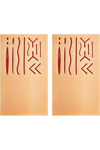 Edulaparoskopi Cerrahi Yara Silikon Sütür Pedi 19 x 11 CM 2'li