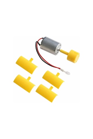 Mini Rüzgar Gülü Jeneratörü Motor Türbin Kanatlı Led Göstergeli