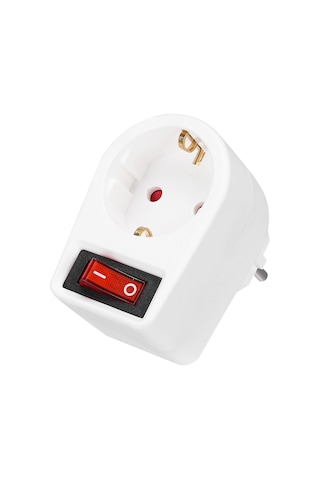 S-link Sl-05p 16a 250v 350 Joule Anahtarlı Akım Korumalı Priz