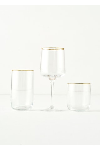 Bella Maison Premium Bardak-kadeh Set 18'li Gold Diğer