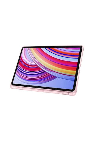 Xiaomi Redmi Pad Pro 12.1 İnç Uyumlu Kılıf 3 Farklı Stand Kalemlikli Tri Folding Tablet Kılıfı
