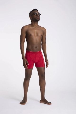 Blackspade Erkek Kırmızı-lacivert-gri Tender Cotton Boxer 3'lü Paket 9673 Kırmızı-lacivert-gri