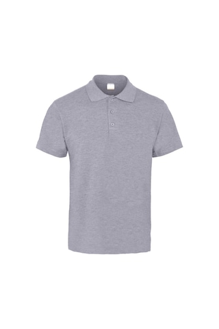 Kant Örme Kumaş Polo Yaka Kısa Kollu Tshirt Gri Çok Renkli Kant Örme Kumaş Polo Yaka Kısa Kollu Tshirt Gri Çok Renkli