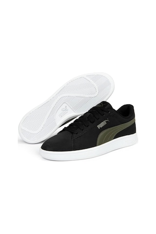 Puma Smash 3.0 Buck Unisex Siyah Sneaker 39233607 Siyah