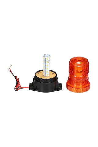 Skycity 30 Led Sarı/amber 18w Acil Uyarı Flaş Lambası - Forklift Işığı 10-100v Güvenlik Flaşörü