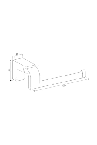 Star Collections Uzun Ömürlü Paslanmaz Krom Açık Tuvalet Kağıtlığı, Modern Banyo & Tuvalet Aksesuarı