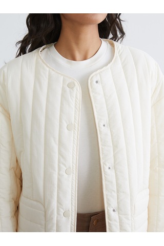 Lcw Modest Sarı Bisiklet Yaka Oversize Kadın Ceket