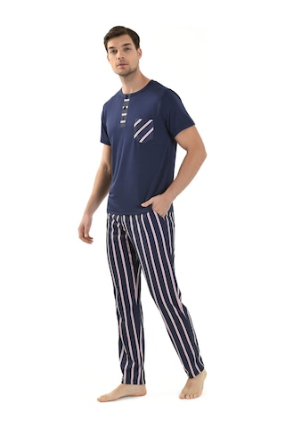 Yeni İnci 3'lü Yarım Kol Erkek Pijama Takım Epj801 001