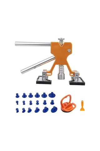 Yaozixa 21 Parça Araba Çukur Tamir Aleti - 18 Yastıklı Süpürge Sistemi