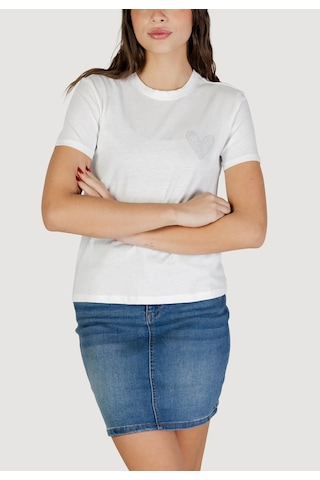 Only Onlarıana Beyaz Kadın T-shirt 15343771 Beyaz