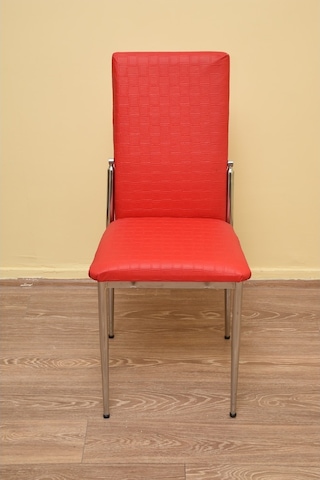 Bengimobilya Sandalye Gözde Model Metal Transmisyon Nikelaj Kırmızı Renk Kumaş (313625088)