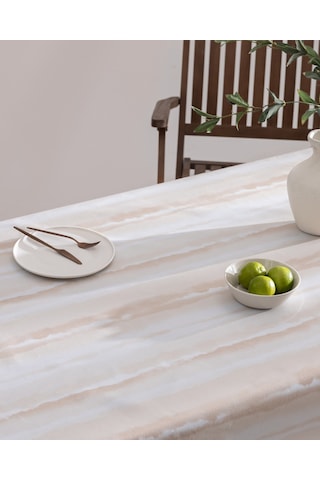 Madame Coco Celeste Masa Örtüsü - Bej - 140x200 Cm 8684427305232 Çok Renkli