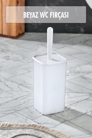 Wc Fırçası & Tuvalet Fırçası Beyaz 2 Parça Beyaz