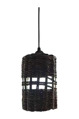 Hasır Sarkıt Avize, %100 Elişi/handmade, E27 Duy Elektrik Tesisat Haki Yeşil