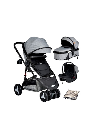 Baby Home BH-945 Paris Amortisörlü Travel Sistem Bebek Arabası