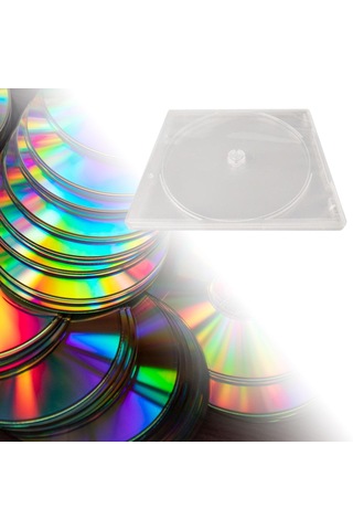 Suntek 10 Adet Temizle Cd Kutuları Koruması Taşınabilir Su