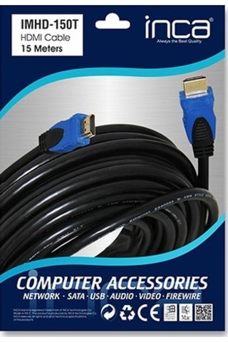 Inca Imhd 150T 15 Metre 4K 1.4 V 3 D Altın Uçlu Hdmi Kablo