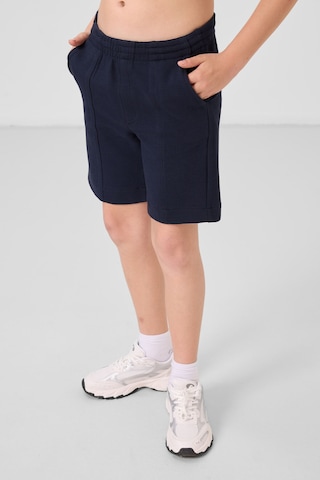 Tommylife Lacivert Pamuklu Yumuşak Dokulu Standart Fit Basic Erkek Çocuk Şort - 11289 Lacivert