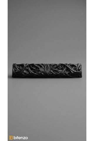 Custom Tasarım Mekanik Klavye Spacebar Keycap - 6.25u Uyumlu Özel Dokulu Boşluk Tuşu - Siyah