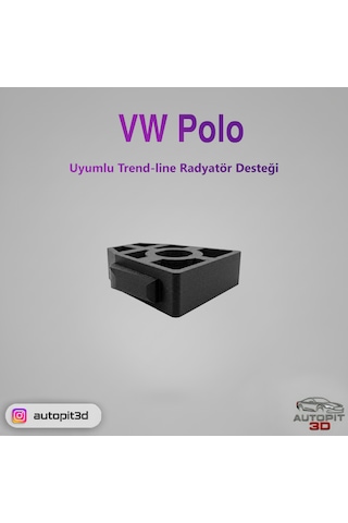 Vw Polo Trendline Uyumlu Radyatör Desteği Ön Panel Bağlantı Braketi