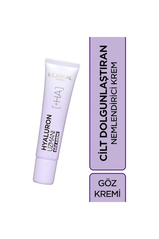 L'Oreal Paris Hyaluron Uzmanı Cilt Dolgunlaştıran Nemlendirici Göz Kremi 15 ML