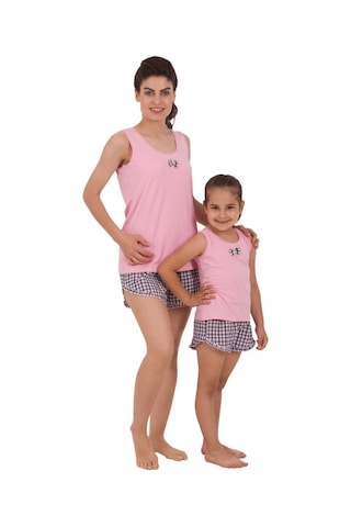The Don Anne-Kız Pembe Kız Çocuk Şort Takımı (9-14 Yaş)