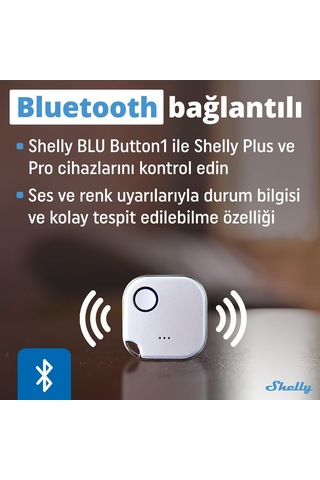 Shelly BLU Button1 Kablosuz Buton