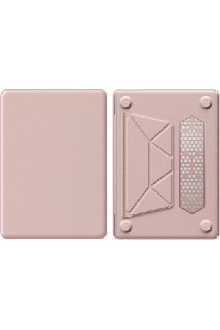 Mey İthalat Macbook Uyumlu Pro 14 2021 Macbook Uyumlu Deri - Kapak - Pembe
