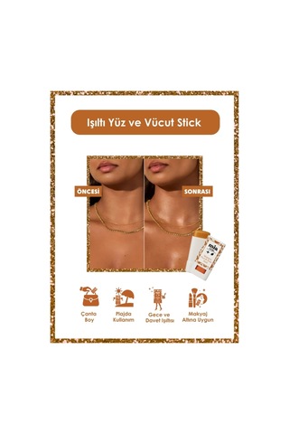 Mia Klinika Işıltılı Yüz ve Vücut Stick 17 G