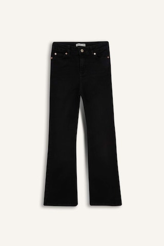 Defacto Kız Çocuk Flare Fit İspanyol Paça Jean Pantolon E6183a825aubk27 Siyah