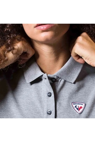 Rossıgnol Rossignol Logo Polo Kadın Gri Polo Tişört 30020 Gri