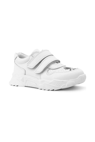 Rakerplus Tbons Özel Tasarım Hakiki Deri Beyaz Kız Çocuk Sneakers Ayakkabı Beyaz