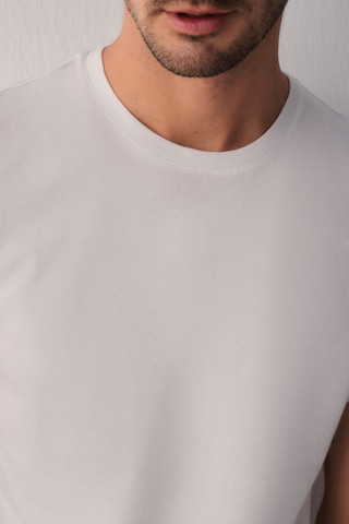 Suwen Fine Pamuklu T-shirt Sw0004607c101 Beyaz