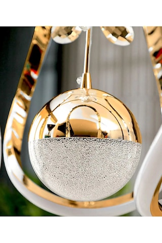 Şık Sarkıt Gold Kaplama Oturma Yatak Mutfak Çocuk Odası Duvar Led Aplik Gold