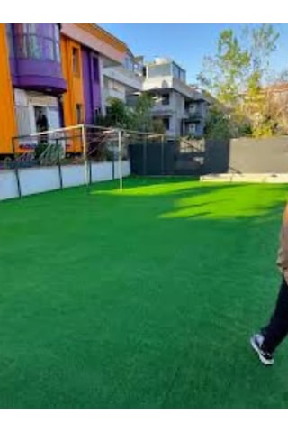 3x4 Metre Yapay Çim Halı, Lastik Taban, Yeşil Suni Halı, 7 Mm Kalınlığında 300 x 400