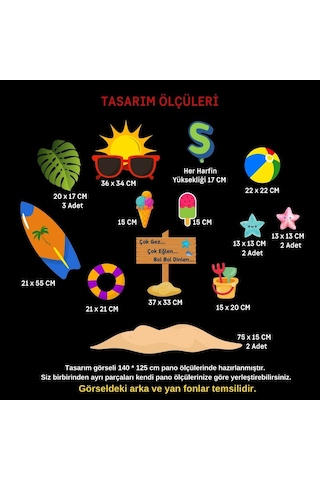 Şimdi Tatil Zamanı Karne Günü Pano Süsü El Pankartı Hediyeli