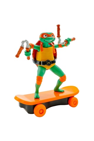 Tmnt Ninja Kaplumbağalar Çek Bırak Kaykay Figür Mikey