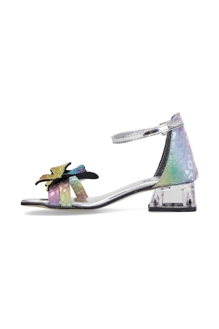 Elit Br-f-150-25y Filet Kız Çocuk Abiye Ayakkabı Gökkuşağı Çok Renkli