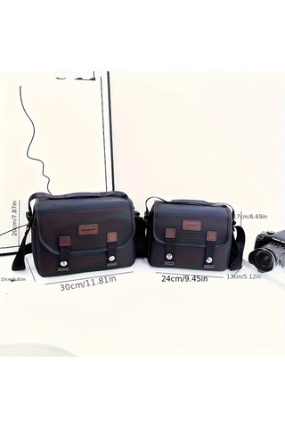 Xuweiwei Erkekler Ve Kadinlar İcin Buyuk Ayarli Kayisli Dslr Kamera Cantasi Siyah Dayanikli Polyester "value":"mavi"