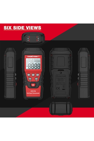 Springsun Habotest Ht617b Taşınabilir 2k Dijital Termometre - Yüksek Fırın & Sıvı Hidrojen