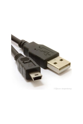 5 Pin Mini Usb Kablo - Dualshock 3 Kol Şarj Kablosu Sixaxis Kablo - 1.5 Metre