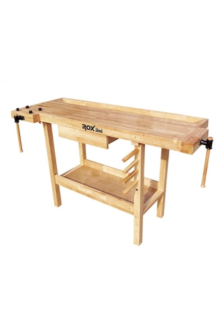 Rox Wood 0110 İki Mengeneli Hobi Ahşap Oyma Marangoz Çalışma Tezg