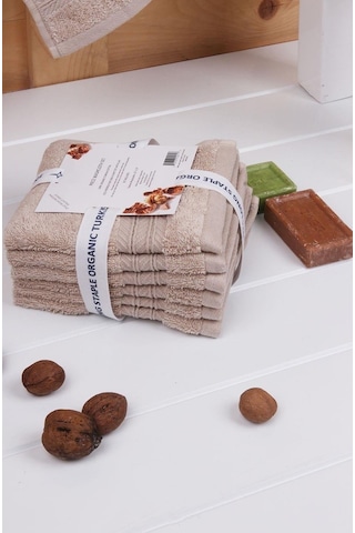 Baveno Indigo Ağacı Bitkisel Organik Boyama 6'lı 33x33 Havlu