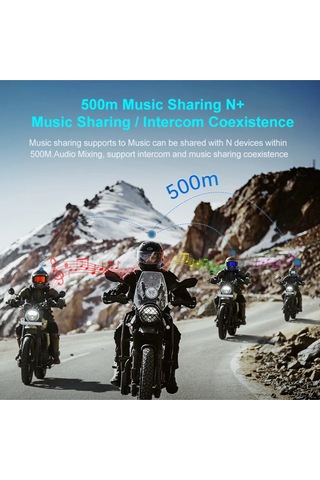 Q29 Motosiklet Kask İletişim Sistemi + Bluetooth Kulaklık + 1080p Hd Kamera