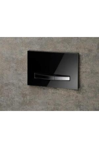 Geberit Sigma50 115.788.sd.2 Kumanda Paneli, Çift Basmalı, Füme Cam Füme