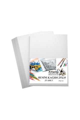 Karakalem Eskiz Çizim Seti Durolit Seti 25x35 Cm Duralit 1 Adet 25x35 Resim Kağıdı 25 Adet Mandal Metal 4 Adet